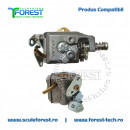 Carburator compatibil pentru drujba Husqvarna 136, 137