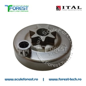 Carcasa ambreiaj compatibila pentru drujba Stihl 044, 046, MS382, MS440, MS441, MS460, MS462 cu pinion fix si rulment pas .3/8"