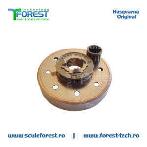 Carcasa ambreiaj originala pentru drujba Husqvarna 555, 562XP, Jonsered CS2260 cu sproket si rulment pas .3/8"