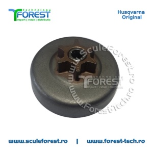 Carcasa ambreiaj originala pentru drujba Partner P740, P842 cu pinion fix si rulment pas .3/8" - Img 4