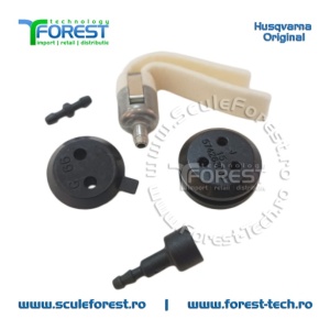 Conducta (furtun) carburant (set) originala motocoasa Husqvarna 129R, 325R - Img 5