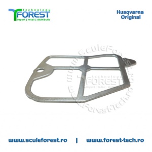 Garnitura metalica originala pentru suport filtru aer la drujba Husqvarna 120 Mark II, 235, 235e, 240, 240e