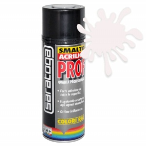 Spray email lucios SMALTO acrilic profesional ALB PERLA RAL1013 - 400ml