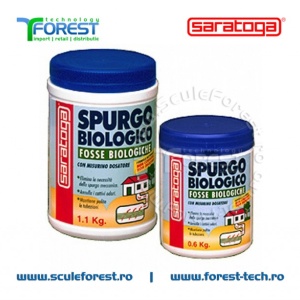 Bioactivator biologic SPURGO BIOLOGICO SARATOGA pentru curatat fose septice - 1.1 kg - Img 2