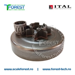 Carcasa ambreiaj compatibila pentru drujba Husqvarna 435, 435e, 440, 440e cu pinion fix si rulment pas .325" - Img 2