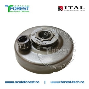 Carcasa ambreiaj compatibila pentru drujba Stihl 044, 046, MS382, MS440, MS441, MS460, MS462 cu sproket si rulment pas .3/8" - Img 2