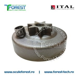 Carcasa ambreiaj compatibila pentru drujba Stihl MS290, MS310, MS360, MS390 cu pinion fix si rulment pas .3/8"