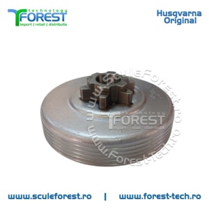 Carcasa ambreiaj originala pentru drujba Partner P340S, P350S, P360S cu pinion fix pas .3/8" - Img 2