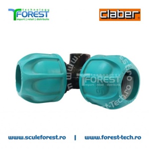 Cot Claber de 90° cu mufe de 3/4" si conector de legatura de 1/2" - Img 5