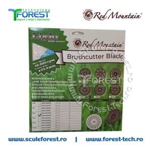 Disc (cutit) motocoasa BOWL VIDIA, arbusti 255mm 40dinti | SculeForest - Img 6