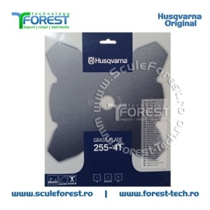 Disc (cutit) motocoasa Husqvarna Grass pt.iarba, 255mm, 4 cutite | SculeForest - Img 4