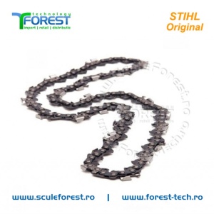 Lant drujba Stihl 40cm, 28 dinti (56 eclise), pas 3/8, canal 1.1mm (colt rotund) - 3610 000 0056 - Img 3