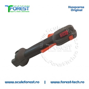Maner acceleratie complet original pentru motocoasa Husqvarna 323R, 323RII, 325RX, 333R