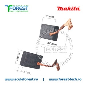 Perii colectoare (carbune) originale Makita CB325 - Img 4