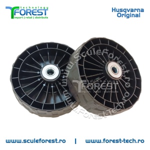 Roata fata originala KIT pentru masina tuns gazon Husqvarna LC140P, LC140SP - Img 3