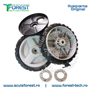 Roata fata originala KIT pentru masina tuns gazon Husqvarna LC353AWD - Img 2