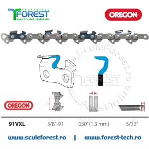 Rola lant drujba 91VXL OREGON pas 3/8 canal 1.3mm - Img 3