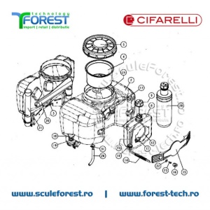 Schema explodata atomizor Cifarelli M3A - Img 3