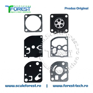Set membrane carburator original drujba Husqvarna 130, 135 MarkII, motocoasa Husqvarna 125BVX, 128R, 128C, 128LD, 129R