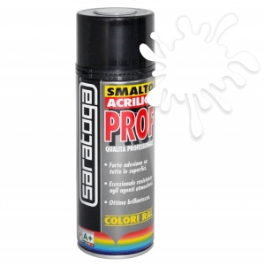 Spray email lucios SMALTO acrilic profesional ALB MAT RAL9010 - 400ml