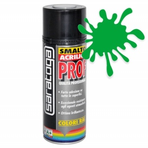 Spray email lucios SMALTO acrilic profesional VERDE SMARALD RAL6001 - 400ml