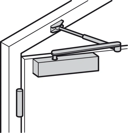 Amortizor usa cu brat cu blocare TS 4000 EN 1-6, GEZE - Img 4