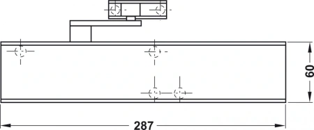Amortizor usa cu brat standard TS 4000 EN 1-6, GEZE - Img 2
