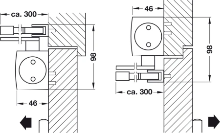Amortizor usa cu brat cu blocare TS 4000 EN 1-6, GEZE - Img 3