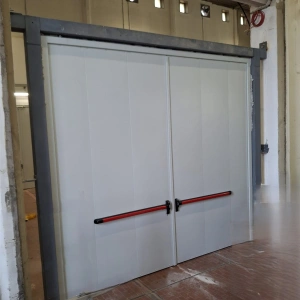 Usa metalica rezistenta la foc EI 120 de mari dimensiuni, 2 canate, ROTOR - Img 3