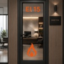 Usi din Aluminiu cu Sticla Rezistente la Foc EI 15 - Img 3