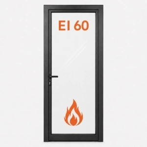 Usi din Aluminiu cu Sticla Rezistente la Foc EI 60
