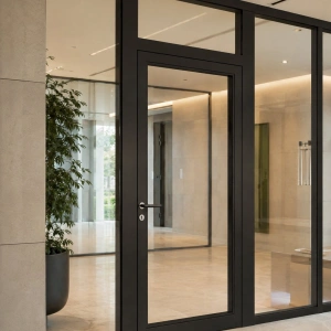 Perete din sticla rezistent la foc EI 90, ALUFIRE Classic Line