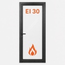 Usi din Aluminiu cu Sticla Rezistente la Foc EI 30