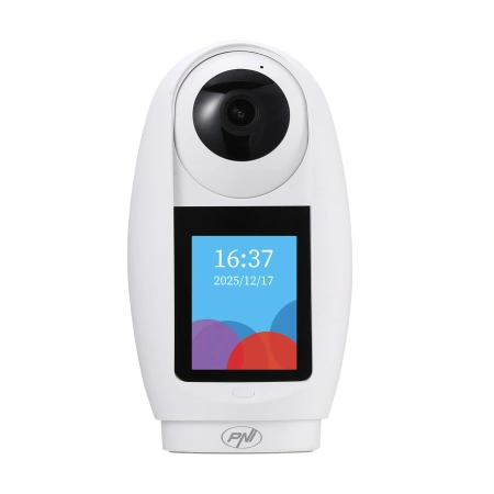 Camera supraveghere video PNI IP733 3MP, audio si video bidirectional, cu SOS buton apelare prin Blu