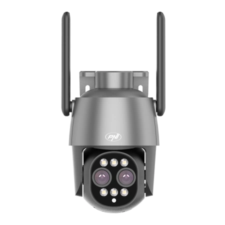 Pachet camera supraveghere video wireless PNI House IP574 si panou solar fotovoltaic PNI PSF6020A