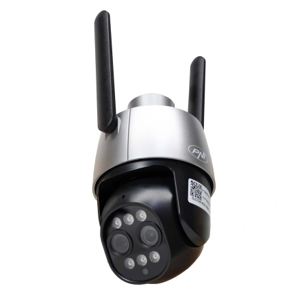 Pachet camera supraveghere video PNI House IP574 cu Wi-Fi, PTZ, dual lens si sticky Pad Drapel inclu
