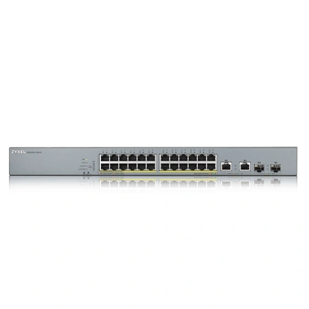 Switch Zyxel Gigabit GS1350-26HP, 24 porturi, PoE - Img 2