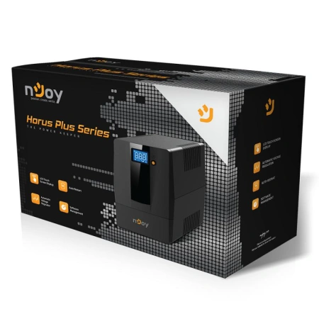 UPS nJoy Horus Plus 1000, 600W, LCD, USB, Tower - Img 3