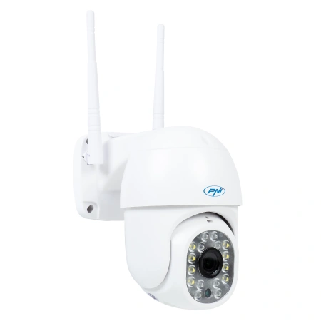 Pachet Camera supraveghere video wireless PNI IP440 WiFi, PTZ, 4MP si card de memorie MicroSD PNI 12