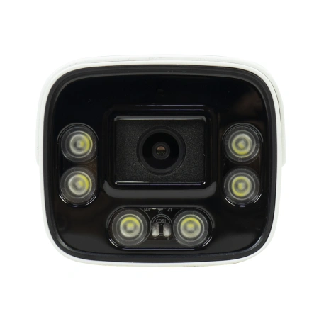 Camera supraveghere video PNI IP780 8MP, 4K, IP, 6 LED-uri IR, IP66, alb