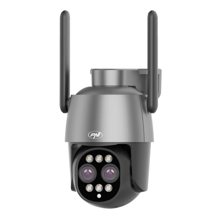 Pachet camera supraveghere video wireless PNI House IP574 si panou solar fotovoltaic PNI PSF6020A