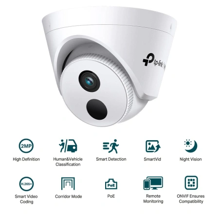Camera IP Turret TP-Link C420I(4mm), 2MP, Lentila 4mm, IR 30ml, rezolutie video 1920 × 1080, +/H.265/H.264+/H.264, - Img 3