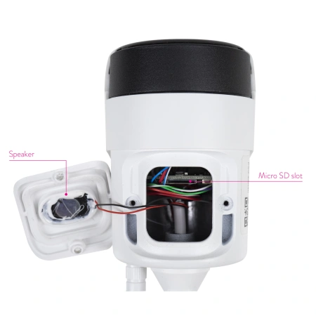 Pachet camera supraveghere video wireless PNI IP52LR si Panou solar fotovoltaic PNI PSF6020A