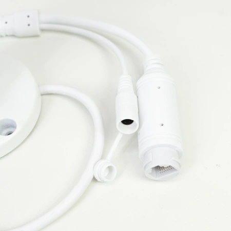 Camera supraveghere video PNI IP5POE, 5MP, D-WDR, 4.0mm, 6 LED-uri, IP66, alb, are functii AI human