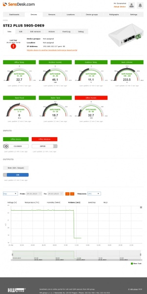 STE2 PLUS › Sistem Monitorizare Profesional WiFi cu SNMP v3 pentru Medii Industriale - Img 3