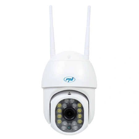 Pachet camera supraveghere video wireless PNI IP440 si panou solar fotovoltaic PNI PSF6020A
