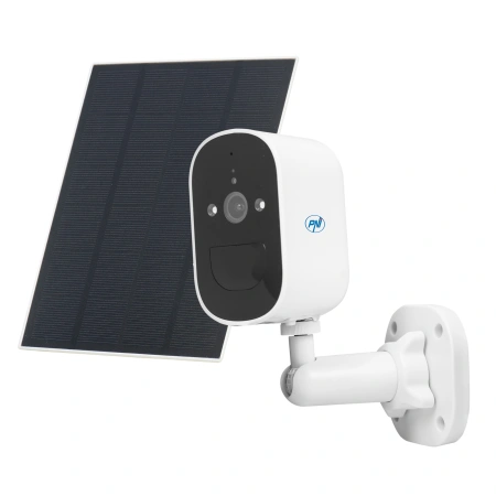 Camera supraveghere video PNI IP774 4MP, panou solar 3W, acumulator 4000mAh incorporat, detectie mis