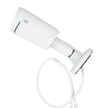 Camera supraveghere video PNI IP780 8MP, 4K, IP, 6 LED-uri IR, IP66, alb