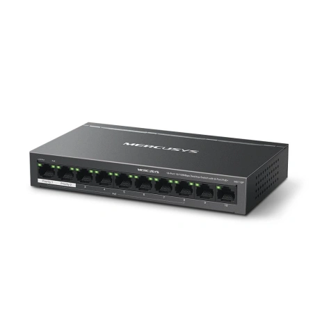 Switch Mercusys MS110P, Fast Ethernet, 10 porturi, PoE - Img 3