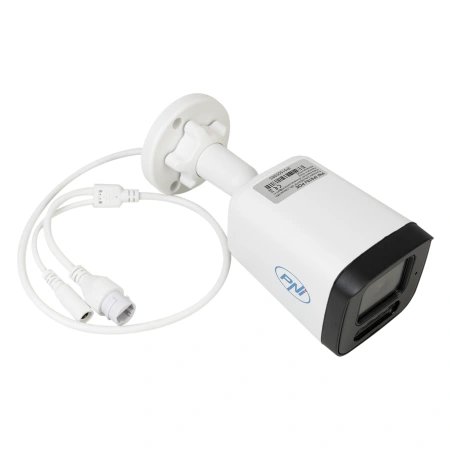 Camera supraveghere video PNI IP515J POE, bullet 5MP, 2.8mm, pentru exterior, audio bidirectional, a